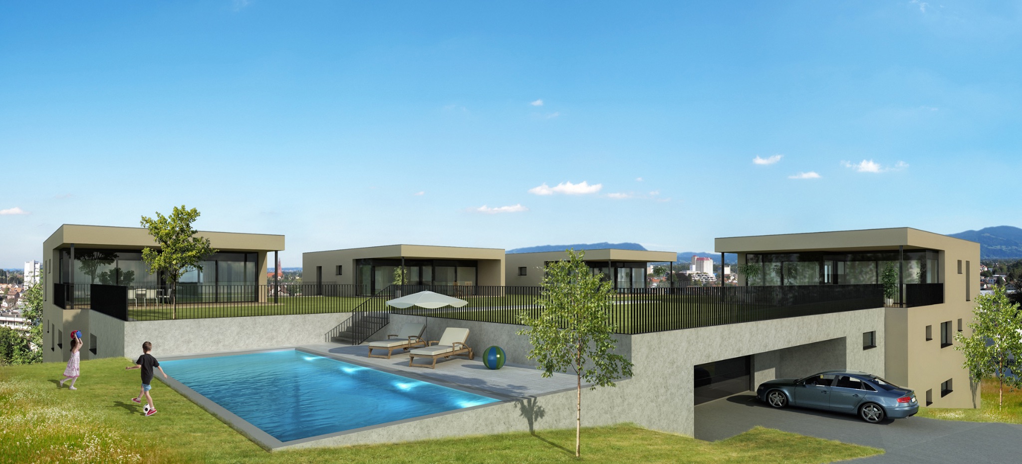 Weitblick Bodensee und Bregenzerwald